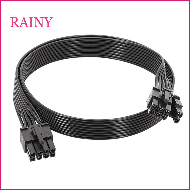 RAINY Modular สําหรับ Corsair HX1200 HX1000 HX850 HX750 GPU PCIe 8Pin 6 + 2Pin to PCIe CPU 8Pin 18aw