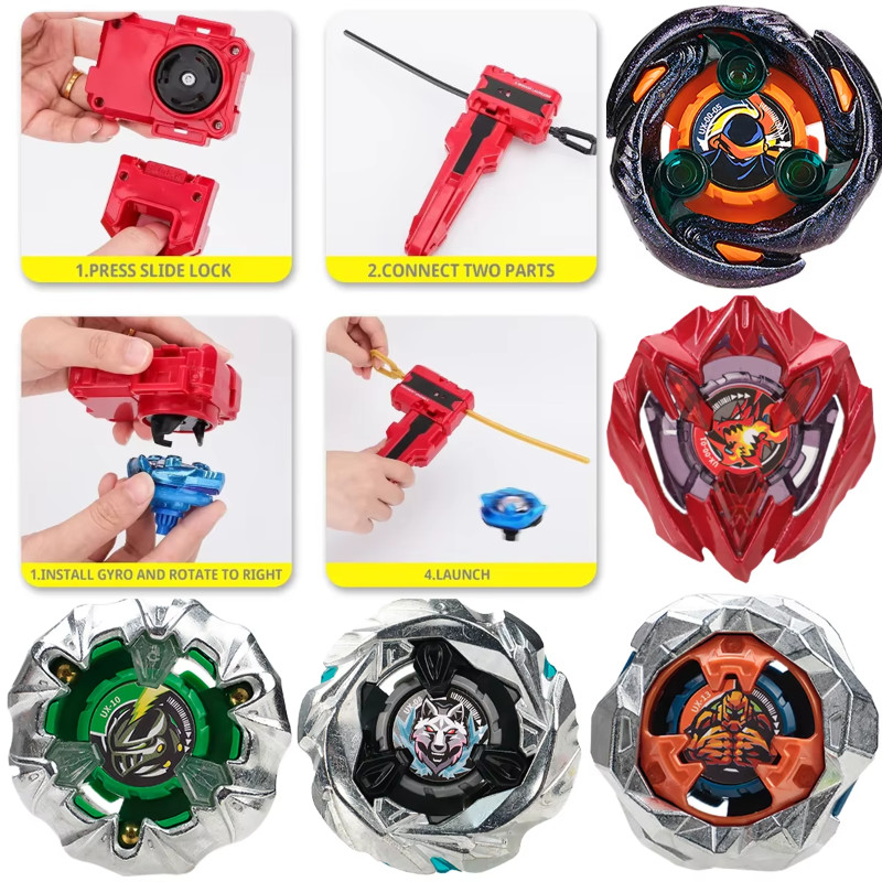 Gyro X ของเล่น UX-15 SharkScale 4-50 UF ชุด UX-11 Wolf Fang 3-60 Bs UX15 UX11 UX00-01 UX00-02 UX01-0