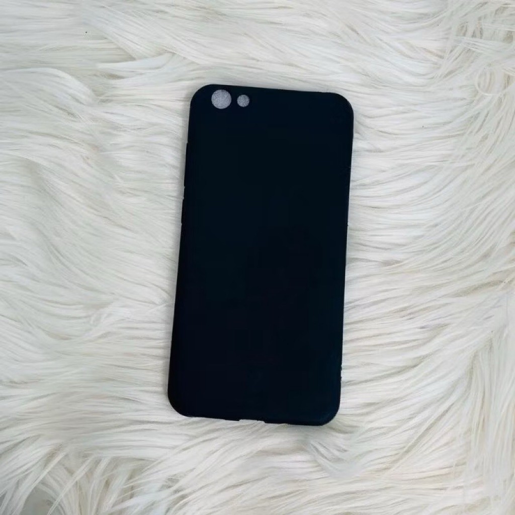 Softcase Casing Pro Camera Vivo V7 V7 Plus V9 Y85 Plain Black Silicone Full Black