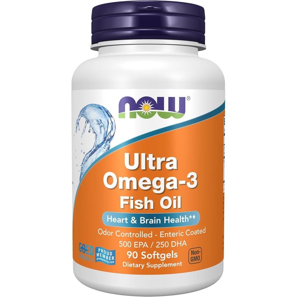 NOW s Omega3 กลั่นโมเลกุล 90 ซอฟท์เจล
