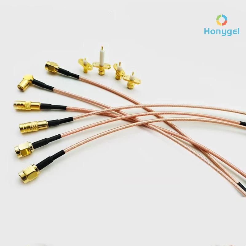 {Honyge1} สายเคเบิลเซ็นเซอร์เลเซอร์ติดตั้งง่ายลวดทองแดง RF SMA SMB Port TTW Transformer เหมาะกับ Ray