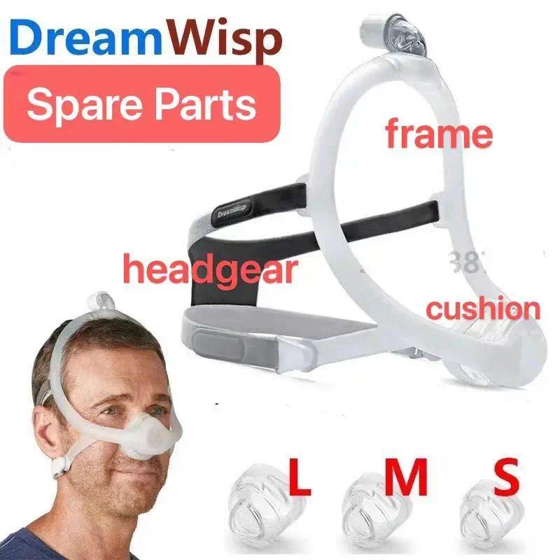 【QJ】ชิ้นส่วนอะไหล่สําหรับ Dreamwisp Nasal Mask CPAP Mask