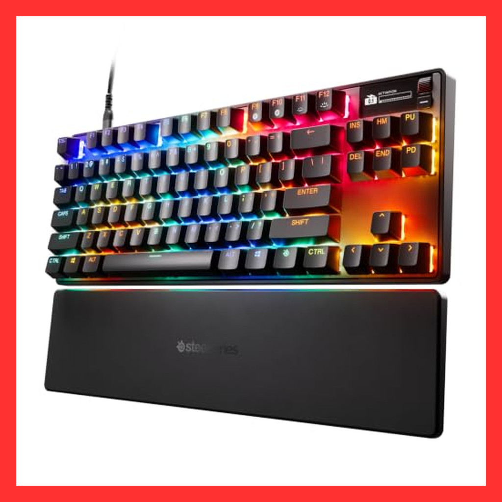 SteelSeries Rapid Tap Rapid Trigger Gaming Keyboard Tenkeyless Wired Japanese Layout Soundproof Desi