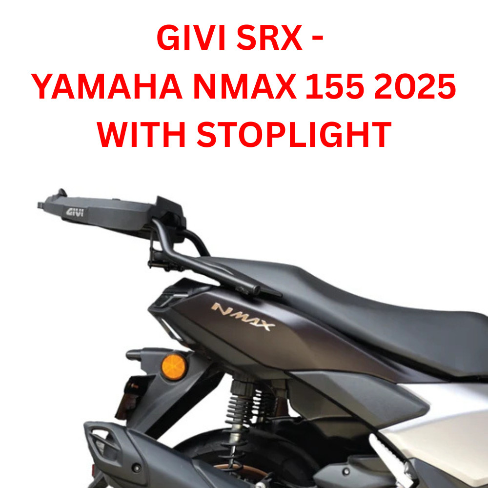 GIVI SRX YAMAHA NMAX155 2025 แร็คพิเศษ EXTREME พร้อม STOPLIGHT NMAX 155
