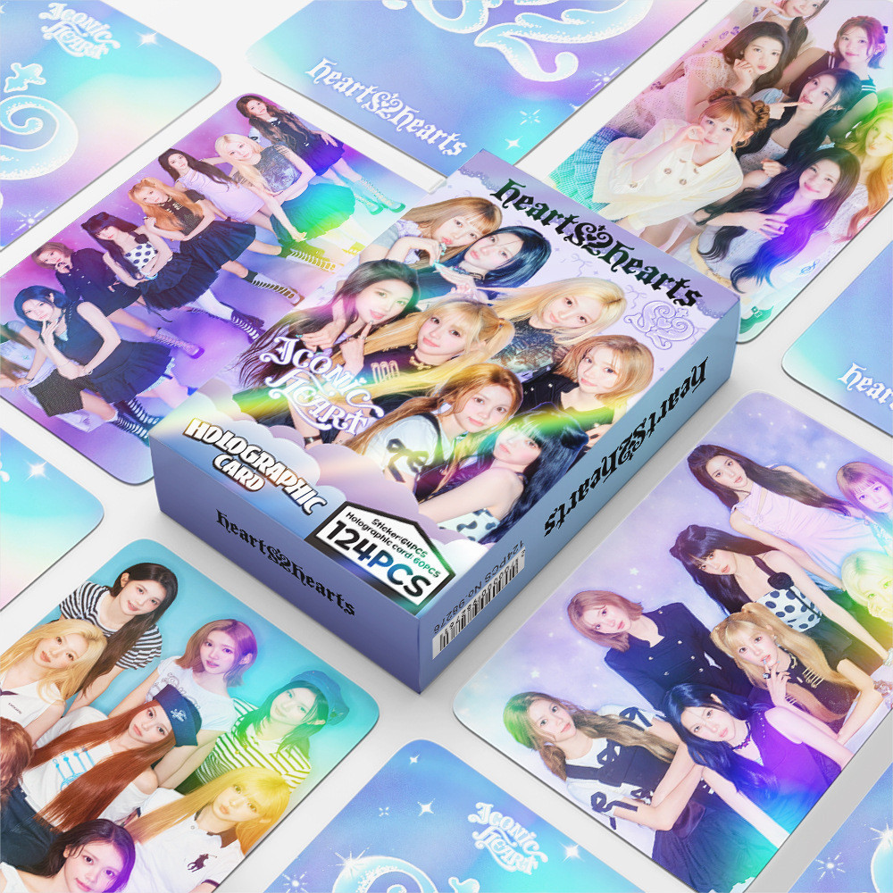 Ready Stock การ์ดเลเซอร์ 124 Hearts2Hearts การ์ดแฟลช ICONIC HEART เดี่ยว การ์ด LOMO