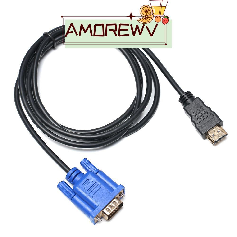 AMOR12WV 1-5 M HD-ใช้งานร่วมกับ VGA Converter ร้อน 1080P Video Connector AV อะแดปเตอร์สําหรับ PC HDT
