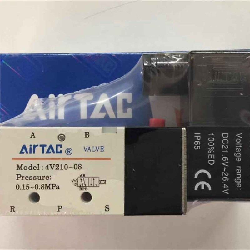สินค้าคุณภาพ วาล์วโซลินอยด์แบบแผ่น AirTAC รุ่น 4M210-06/08 4M310-08/10