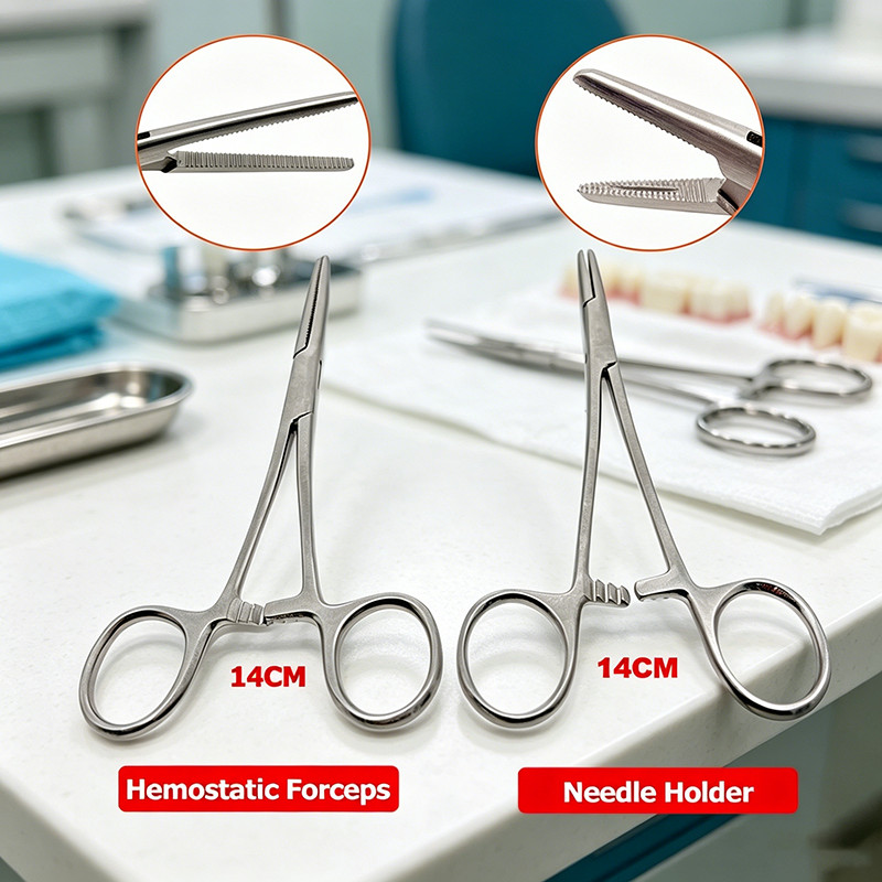 1PCS คุณภาพสูงผู้ถือ Hemostatic Clamp Forceps สแตนเลส Pean Artery Forceps