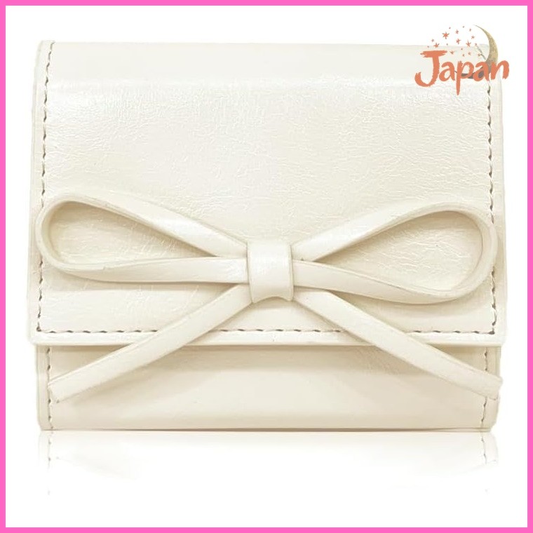 [Direct from Japan][Giselle] Tri-fold Wallet, Mini Wallet, Compact, Large Capacity, Easy to Use, Rib