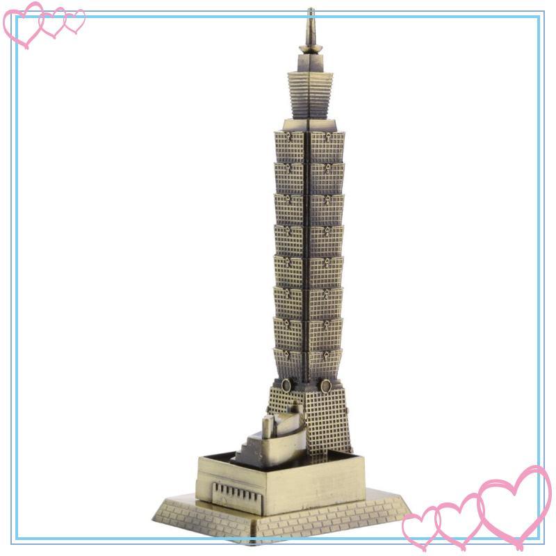 [meteor2] Taipei 101 Tower Building Architecture Model of Desktop Ornament Travel ของที่ระลึกของขวัญ
