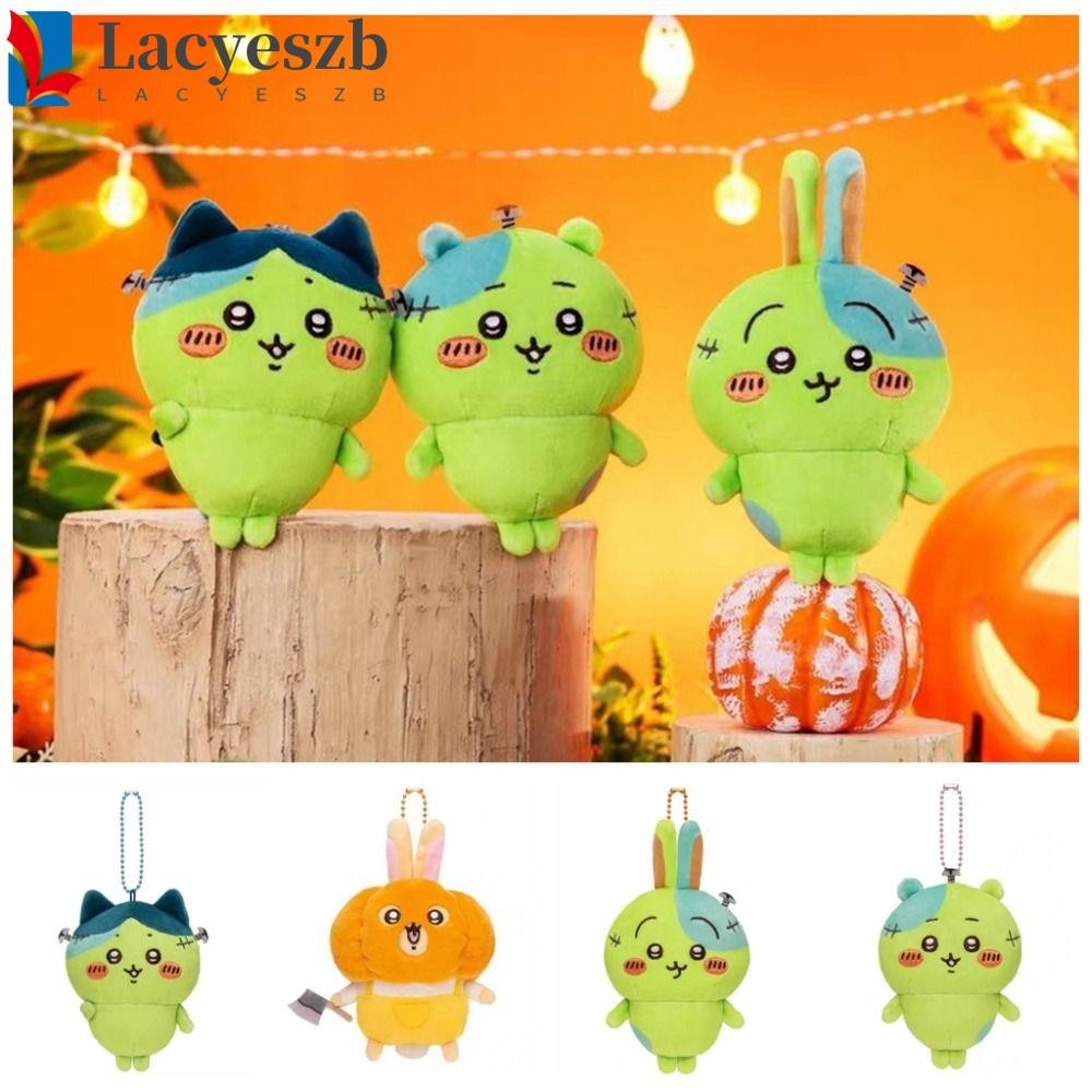 LACYESZB อะนิเมะ Chiikawa พวงกุญแจ, Momonga Kurimanjyu Chiikawa Plushies จี้, ตลก Rakko การ์ตูนนุ่ม 