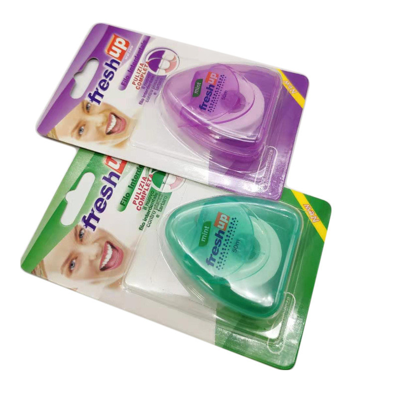 Floss#Disposable Oral Dental Floss 8cc Material Dental Floss Hot Sale Triangle Dental Floss Care Con