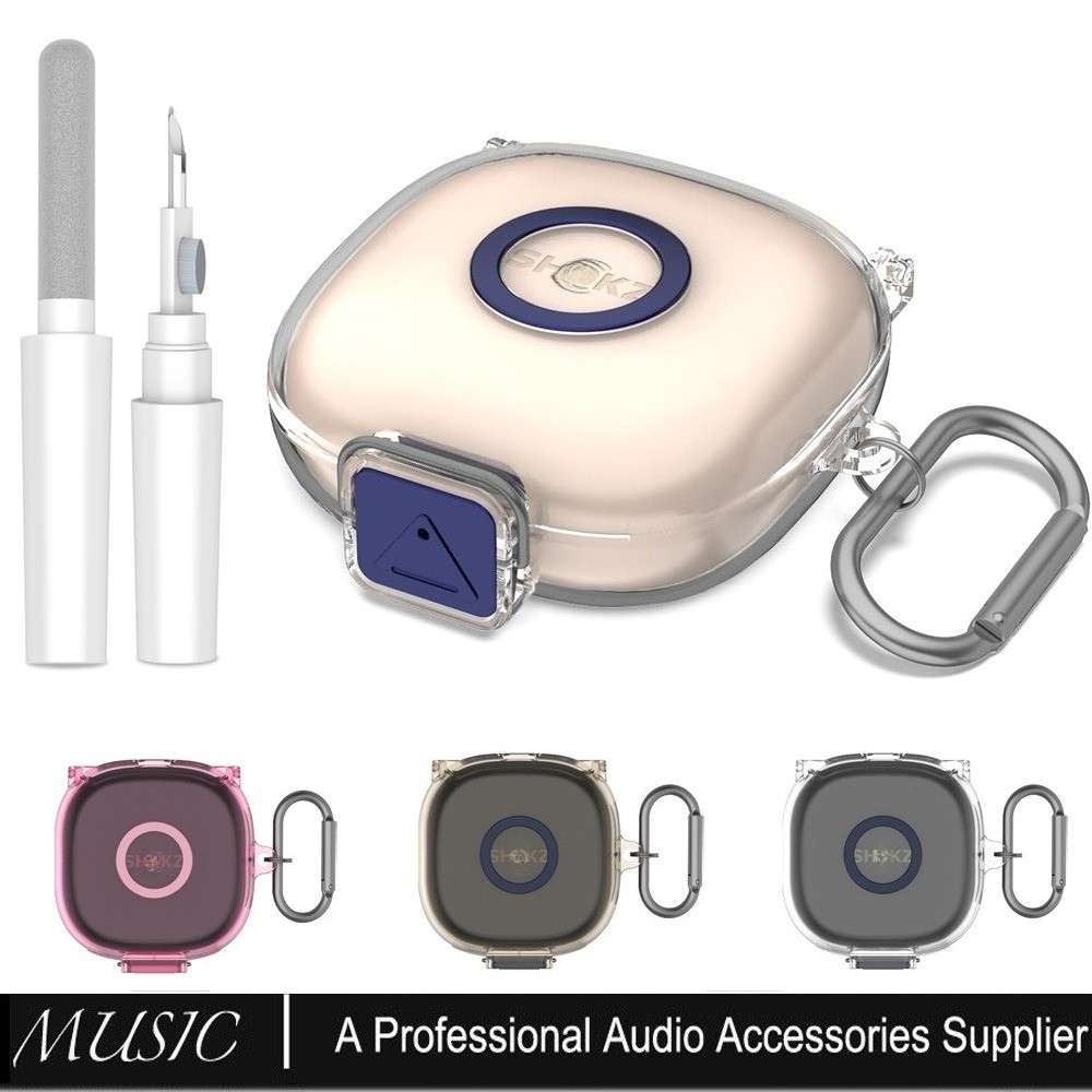 [Secure Lock] สําหรับ SHOKZ OpenFit 2 Case, TPU กันกระแทกป้องกันกรณีสําหรับใหม่ SHOKZ OpenFit 2 หูฟั