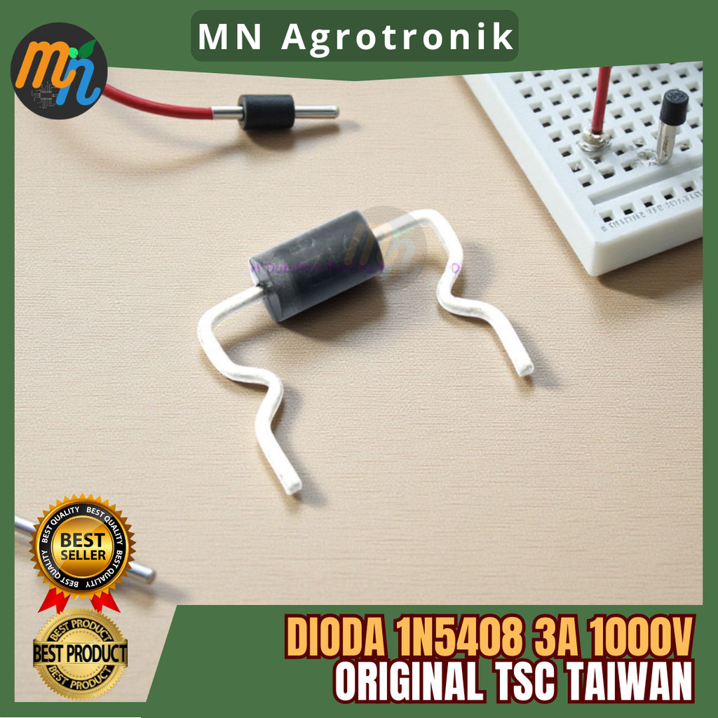 1N5408 3A 1000V ORIGINAL TSC TAIWAN Rectifier ไดโอดไดโอด 1N5408G 1N 5408