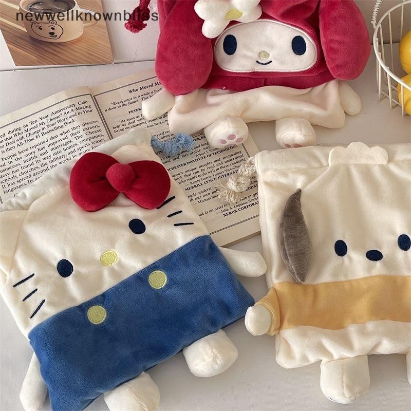Newwellknownbliss Sanrio Hello Kitty Melody Pochacco กระเป๋าเก็บการ์ตูน Make Up Sundry Organise Drawstring กระเป๋ากระเป๋าถือแบบพกพาสาวของขวัญ CCD