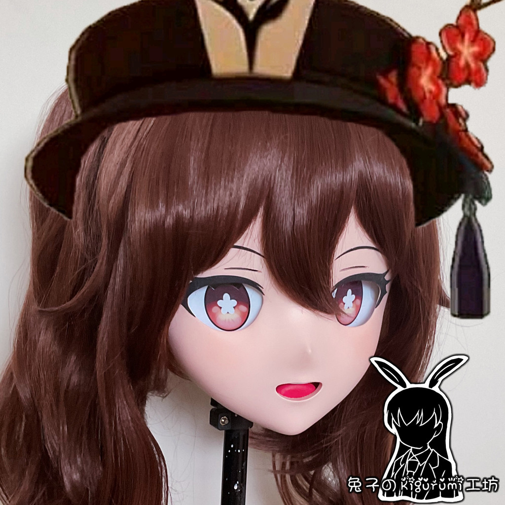 [กระต่าย] KIGURUMI Head Shell/KIGURUMI Mask ผลิตภัณฑ์สําเร็จรูปแสดง, วอลนัทผลิตภัณฑ์สําเร็จรูป