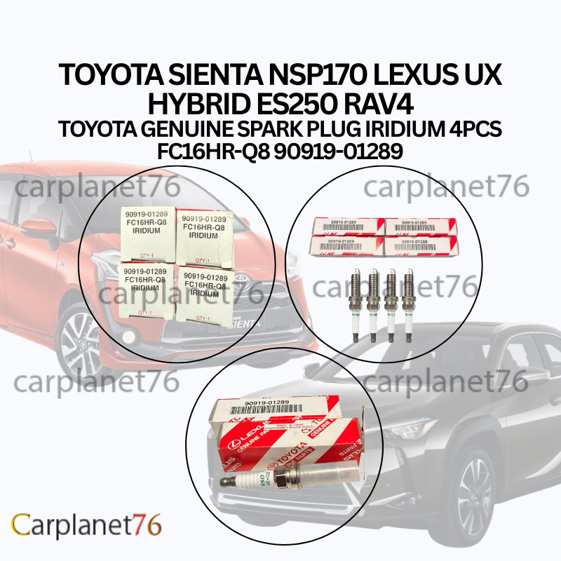 TOYOTA SIENTA NSP170 LEXUS UX HYBRID ES250 RAV4 TOYOTA SPARK PLUG IRIDIUM 4PCS FC16HR-Q8