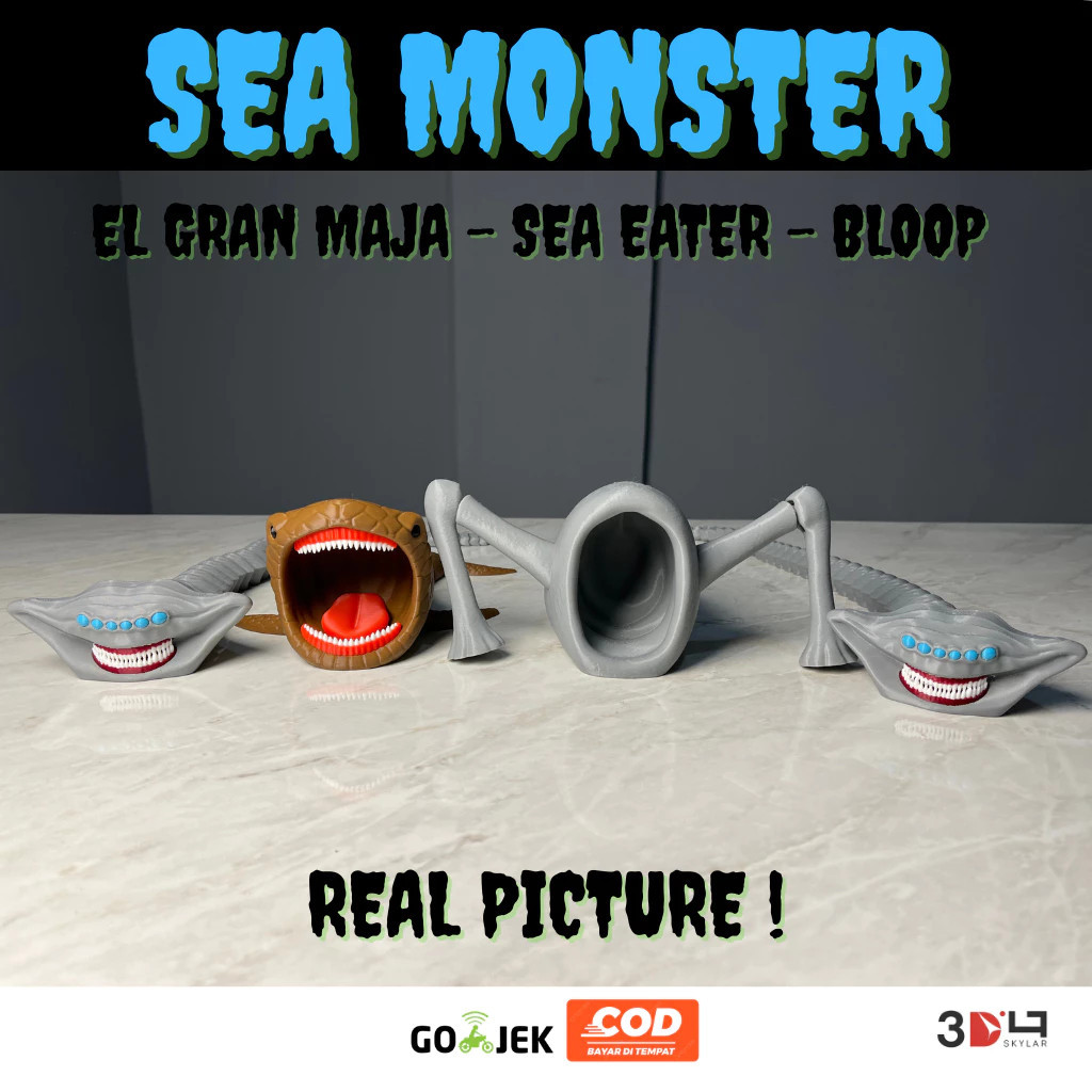 SEA MONSTER - EL GRAN MAJA - BLOOP - SEA EITER - อักษรย่อ - หลักการ - PICTURE