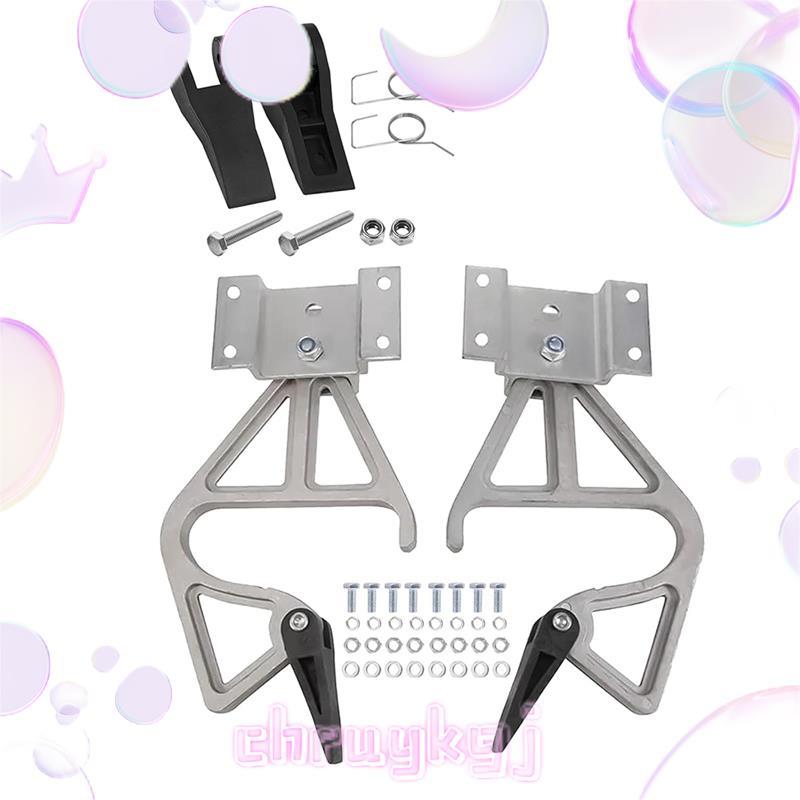 อลูมิเนียม Rung Lock Kit (Extension Ladder Locks), 2 แพ็คสําหรับ 28-11, เหมาะสําหรับ 24ft, 28ft บันไ