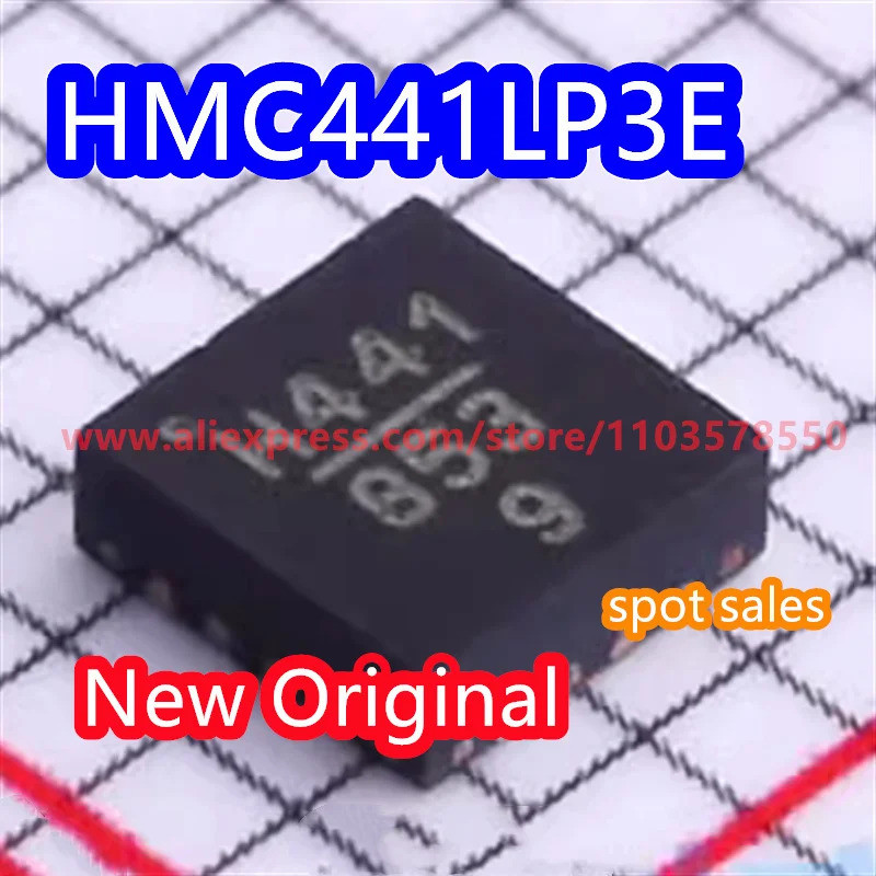 1PCS 100% ยี่ห้อใหม่ HMC441LP3E HMC441LP3 HMC441 ผ้าไหมหน้าจอ H441 RF ชิป IC HMC441LP3ETR HMC441LC3B