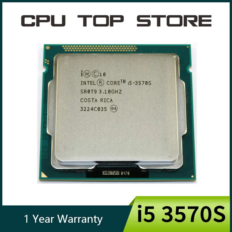Intel Core i5 3570S โปรเซสเซอร์ Quad-Core 3.1GHz LGA 1155 CPU เดสก์ท็อป