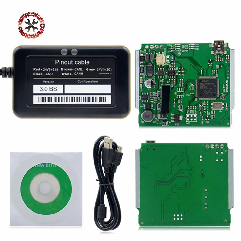 ร้อน!! Adblue Emulator 8 in1 adblue 8 in 1 Emulation กล่องพร้อมโปรแกรมอะแดปเตอร์รถบรรทุก Adblue Emul