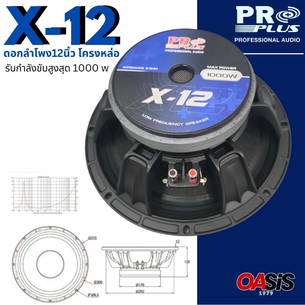📍ส่งทุกวัน📍 [Voice 3นิ้ว] PROPLUS X12 ดอกลำโพง 12 นิ้ว PROPLUS X-12 ลำโพง12นิ้ว โครงหล่อ ดอกลำโพง12นิ้ว PROPLUS R-12