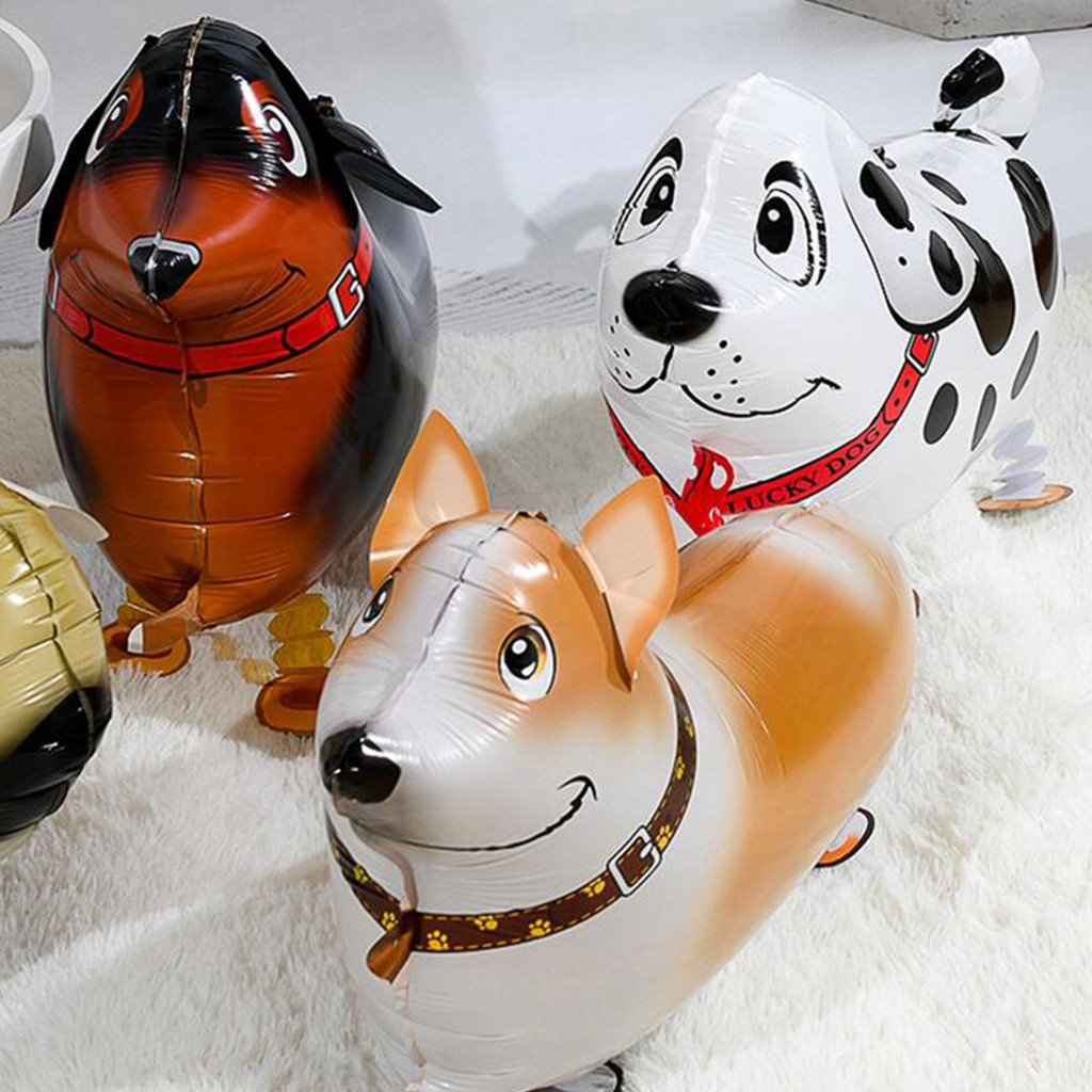 New Listing#Walking Balloon Children's Birthday Decoration Supplies Cartoon Toys Aluminum Foil Anima