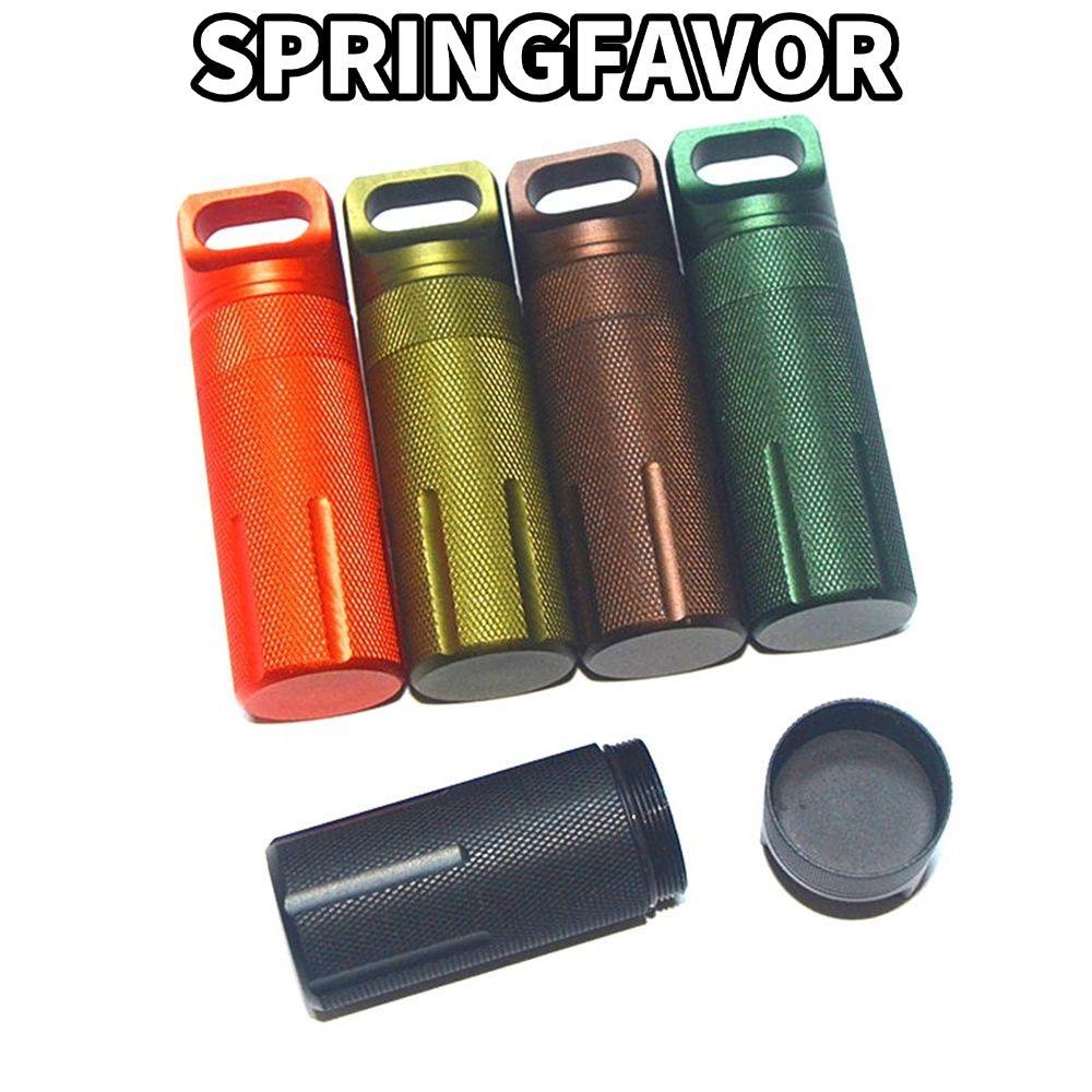 SPRINGFAVOR EDC Kit คอนเทนเนอร์ขวดซีลแคปซูลกลางแจ้ง