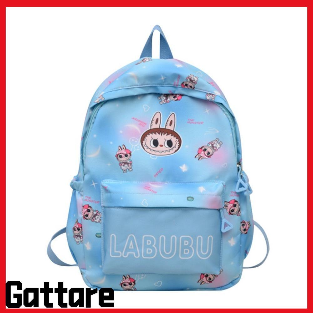 GATARE School Backpack, Cartoon Large Capacity Student Bag, Simple POP MART Shoulders Bag Travel