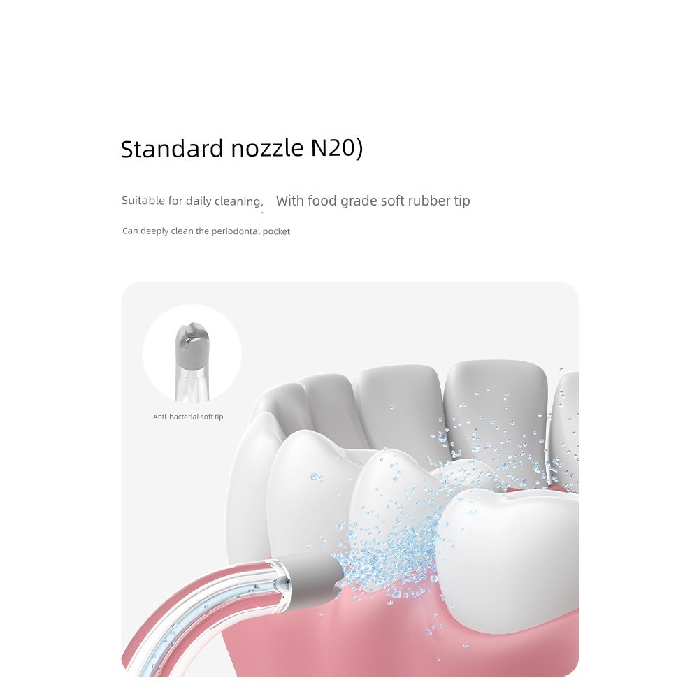 หัวฉีดฟลัชเชอร์ยางนุ่มต้านเชื้อแบคทีเรีย Oclean/Oclean ปรับให้เข้ากับ A10 Flusher