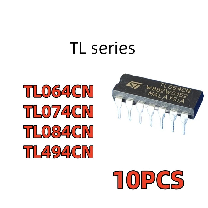 5PCS TL064CN TL074CN TL084CN TL494CN การแทรกโดยตรง DIP14 ชิป ic