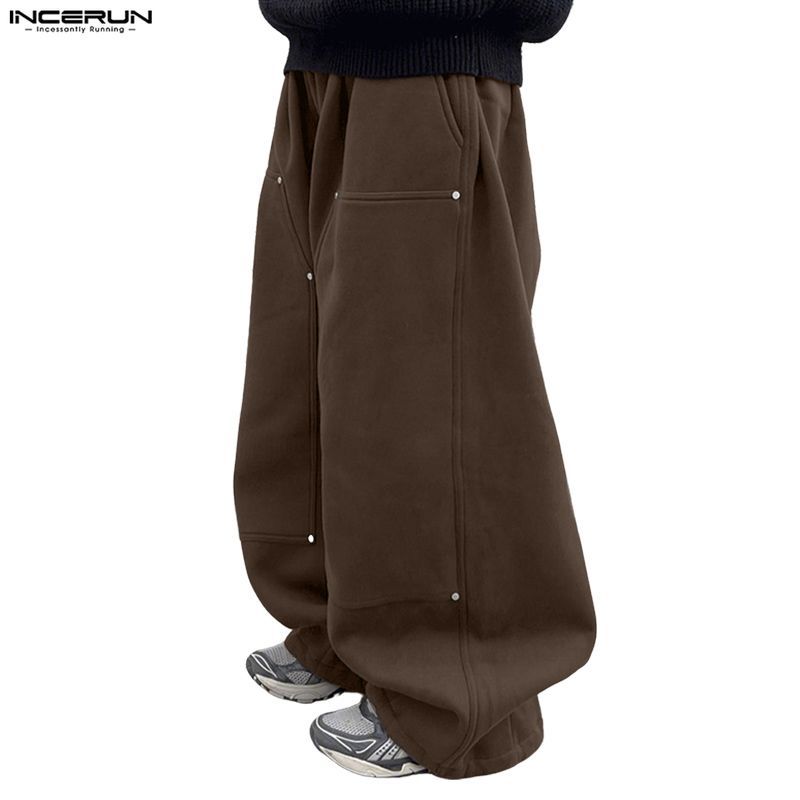 กางเกงขนเป็ดสไตล์ลำลองสำหรับผู้ชาย