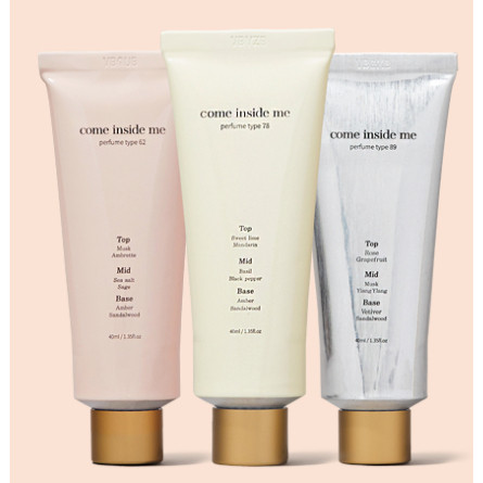 New Product # Como Inside Me Solid Scent Type 62 Peach Type 78 Type 89 / Perfume, Solid Perfume, Sol