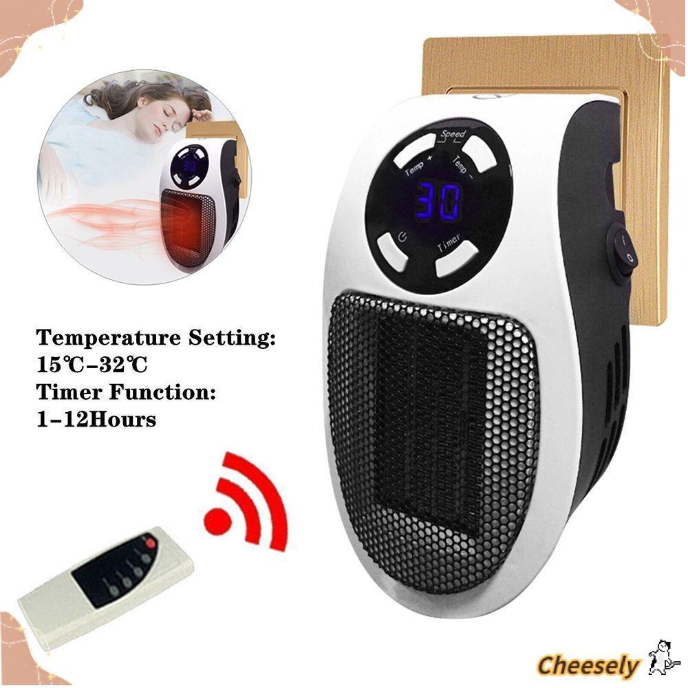 CHEESELY Handy Heater, มัลติฟังก์ชั่น 500W, แบบพกพา Mini PTC Safe Air Heater Home