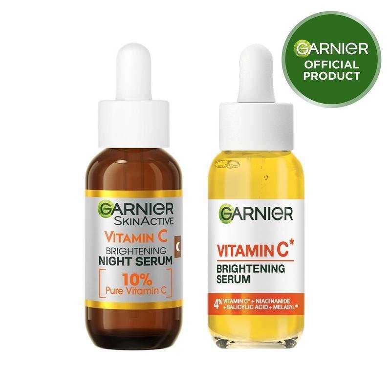 Garnier Vitamin C Day & Night Serums Bundle