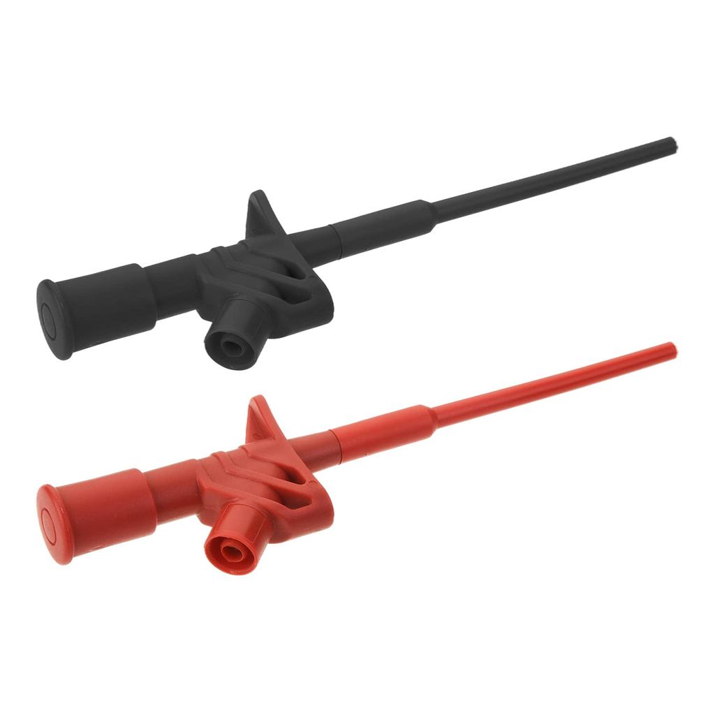 Fielect T0169 ทดสอบตะกั่วตะขอทดสอบคลิป Probe ยืดหยุ่น Probe แรงดันไฟฟ้าสูง Differential Test Hook สํ