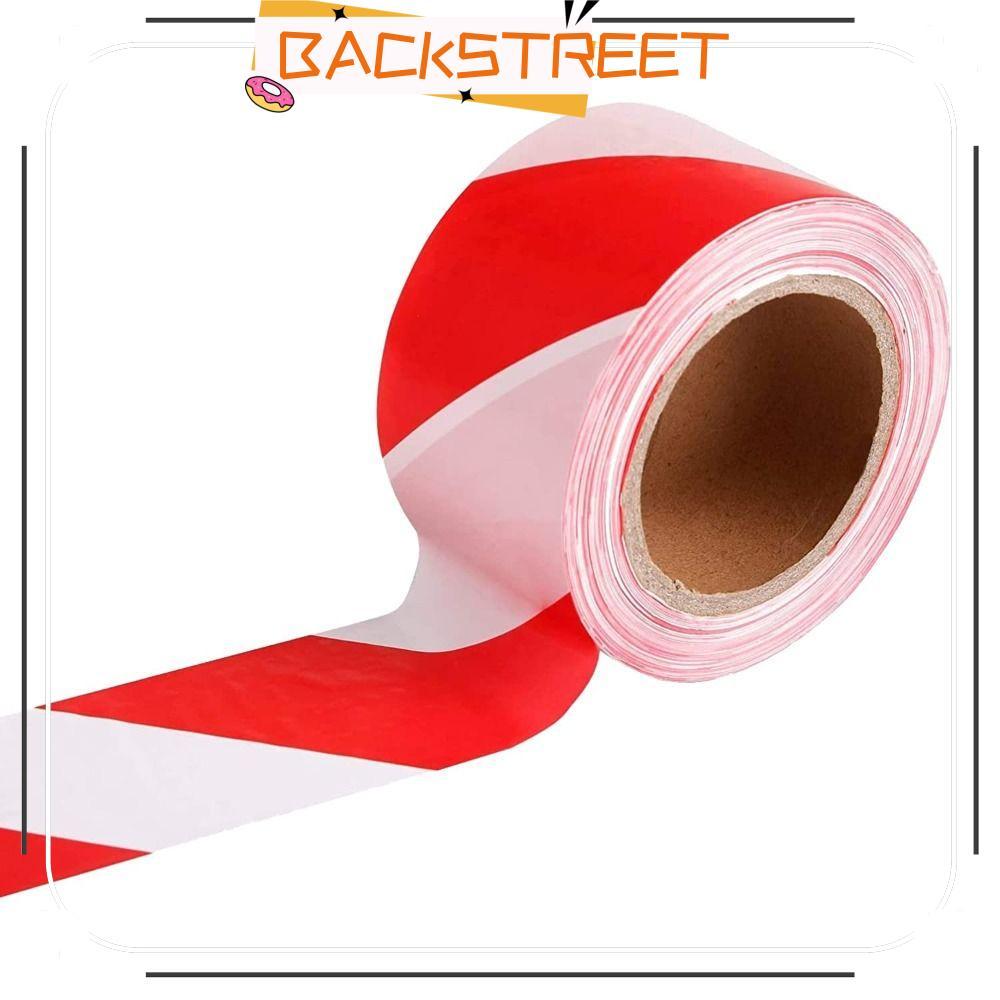 BACKSTAGEEET Caunion Tape High Vigation Red Flagging Tape for Outdoor Non-Adhesive