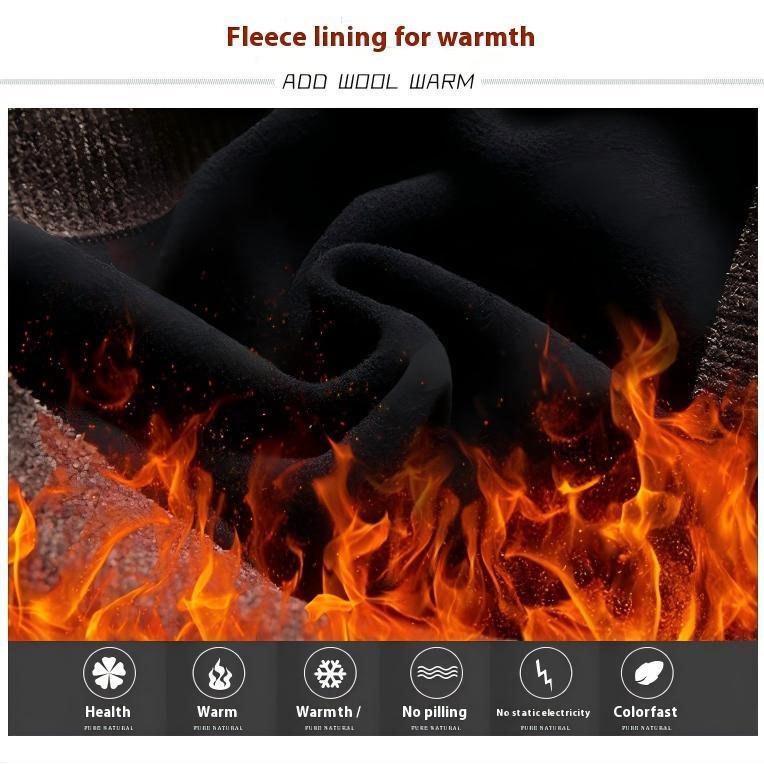 PannoFluxus เสื้อสเวตเตอร์ผู้ชายแบบถัก ลาย Jacquard สไตล์ญี่ปุ่นที่ให้ความอบอุ่นในสไตล์คลาสสิกแต่น่ารัก - รูปที่ 6