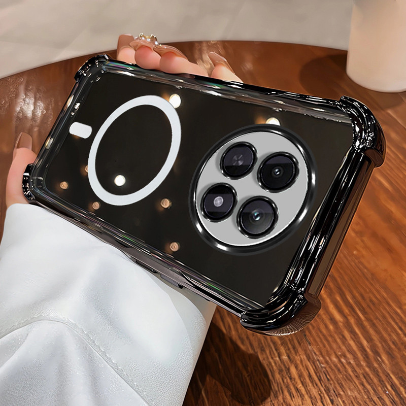 เคสสําหรับRealme 11 14 12 13 pro 5G Realme 12 14 13 PLUS + 5G 13 11 14 12 5Gเคสโทรศัพท์Softcaseกันกระแทกดีไซน์ใหม่ความงามใสด้วยแม่เหล็กไร้สายSJBSWX11 - รูปที่ 3