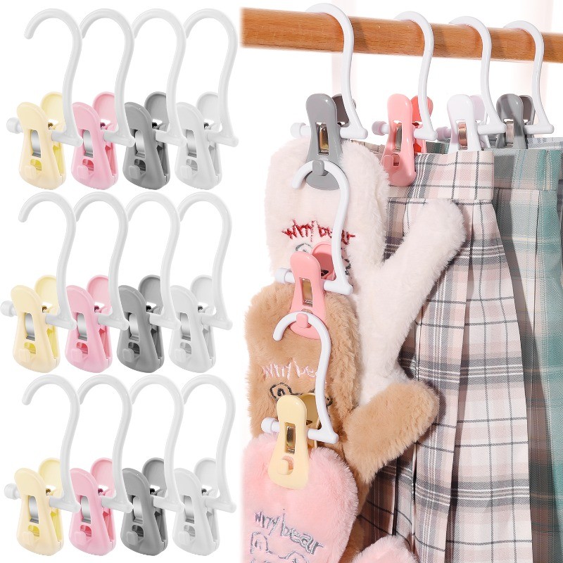 ตะขอแขวนซักรีด หมุดเสื้อผ้าสําหรับจัดระเบียบตู้เสื้อผ้า / คลิปหนีบไม้แขวนเสื้อสําหรับงานหนักสําหรับกางเกง ถุงเท้า ผ้าขนหนู