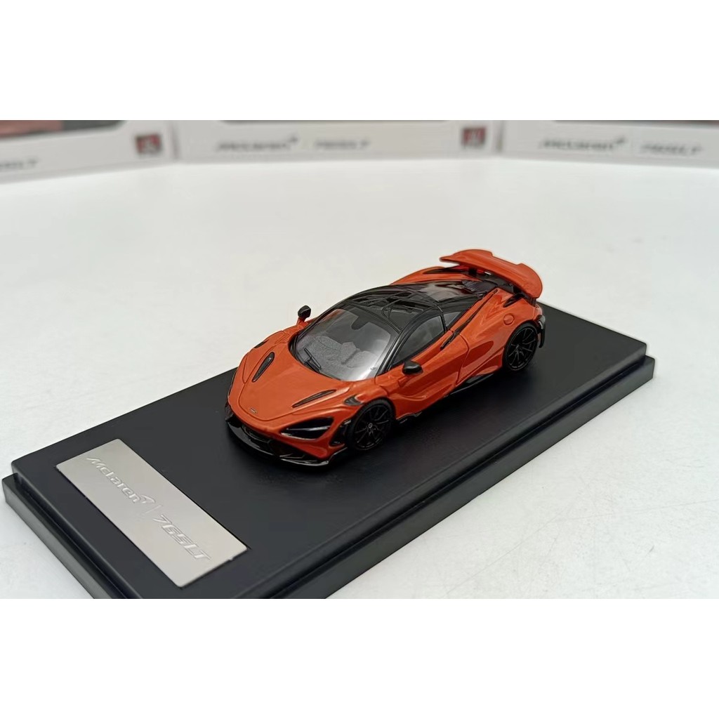 LCD 1: 64 MCLAREN MCLAREN 765LT Supercar โมเดลรถโลหะผสม