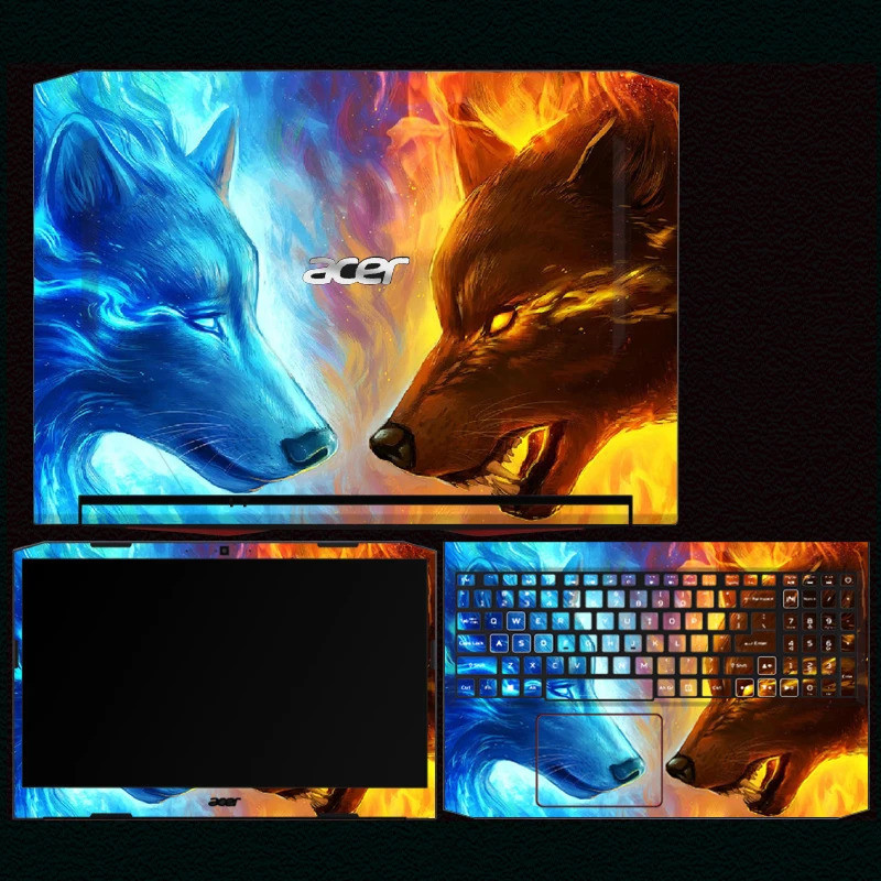 แล็ปท็อปสติกเกอร์ที่กําหนดเองสําหรับ Acer Nitro 5 An515-43/an515-45 ฟิล์มป้องกันสําหรับ Acer Nitro 5