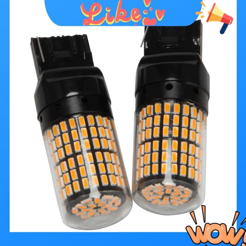 [Promote M]2 ชิ้น Super Bright Canbus T20 7440 W21W Wy21W 144-Smd ย้อนกลับไฟเลี้ยวไฟสัญญาณข้อผิดพลาด