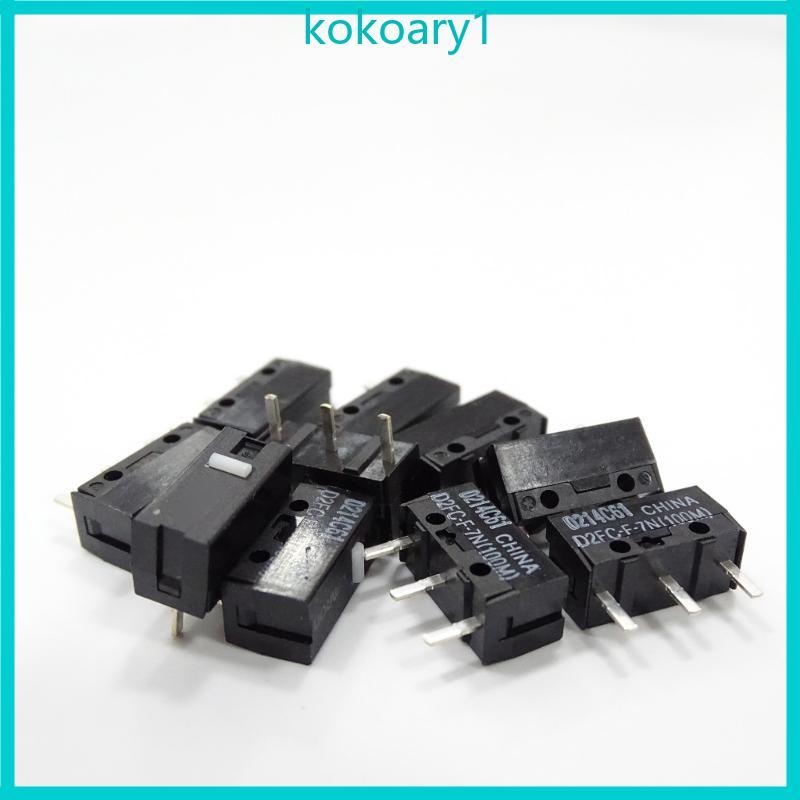 KOKO D2FC-F-7N 100M Mice Micro Switches สวิตช์สัมผัสปุ่มหนู Fretting D2FC 7N