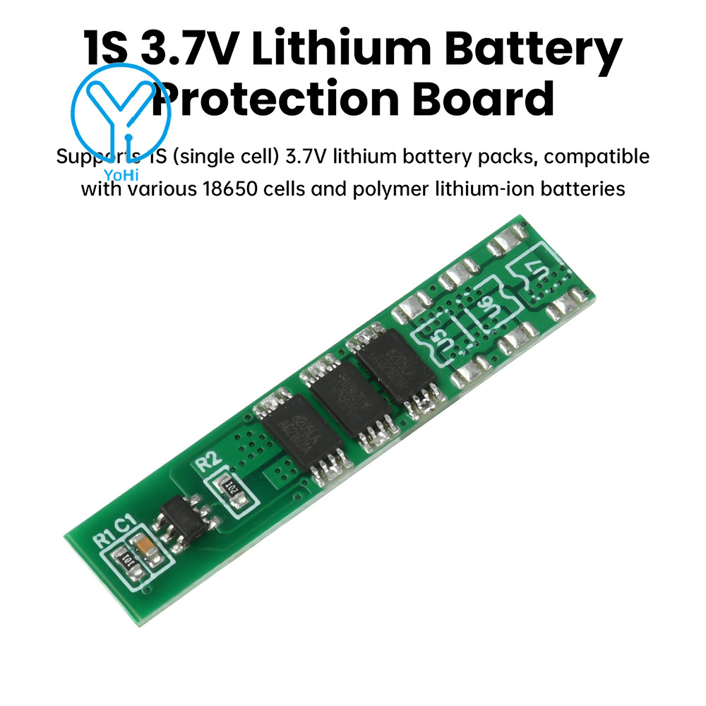 YoHi 1S 3.7V แบตเตอรี่ลิเธียมป้องกัน 3MOS 4MOS 6MOS 18650 Polymer Protection Board