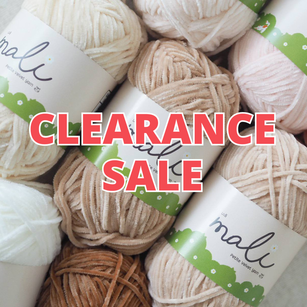 ไหมพรม ไหมพรมกำมะหยี่เส้นเล็ก Mali Petite Velvet Yarn 2 มม. 40 กรัม (ล็อตสุดท้าย)