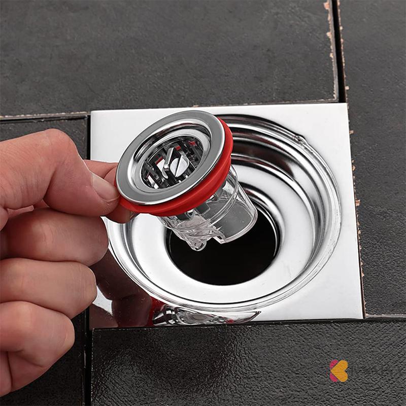 KNMSA] Odor Proof Floor Offer Core ซิลิโคนห้องอาบน้ําฝักบัวชั้นท่อระบายน้ําปลั๊กแมลงเดิมกลิ่น Hairpi