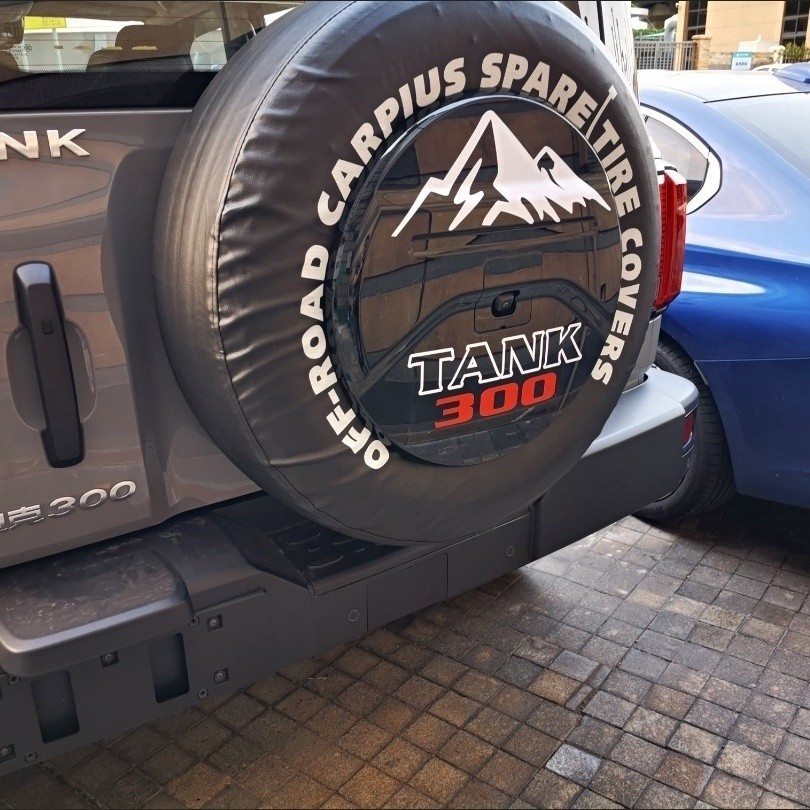Tank 300 ประเภท300ถังยางอะไหล่ป้องกันยางฝาครอบ ปิด-ถนน ขับรถฝาครอบยาง