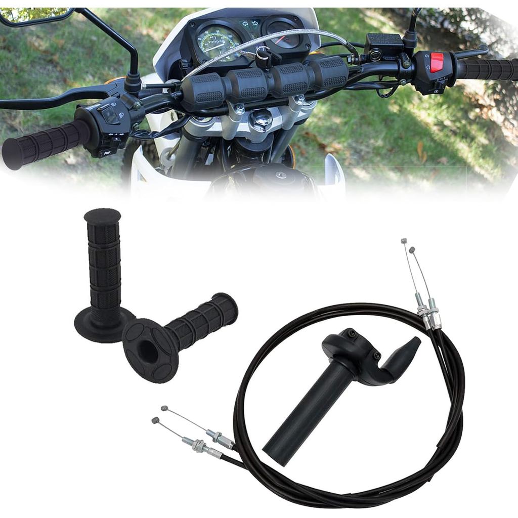 คันเร่งรถจักรยานยนต์หลอดพร้อมสายคันเร่ง Grips สําหรับ YZ250F 426F 450F/ WR250F 426F 450F/ CRF150R 15